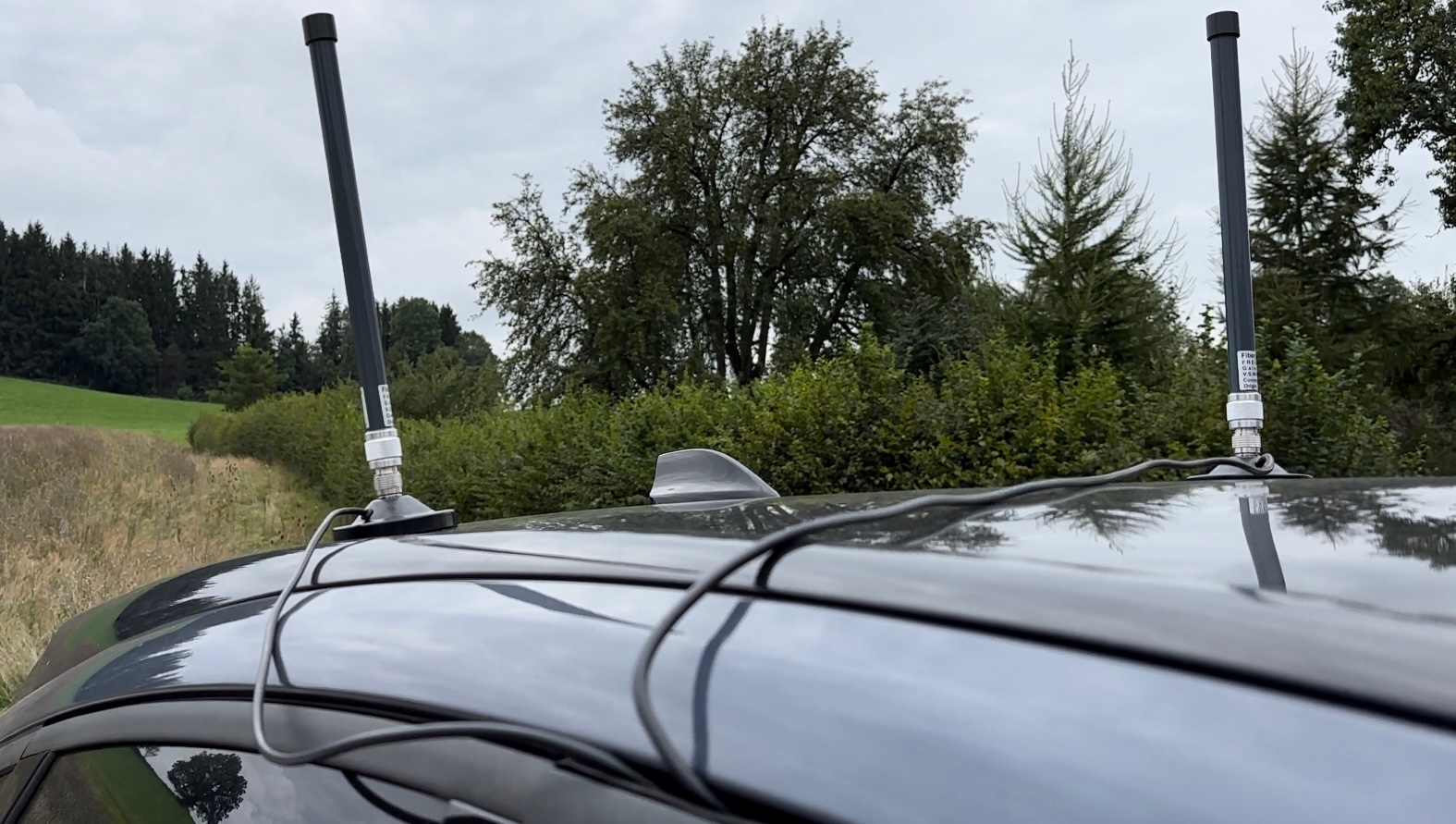 DP-Omni Dual-Band Rundstrahl-Antennen Set mit Magnetfuß zur Dachmontage - RC Plus