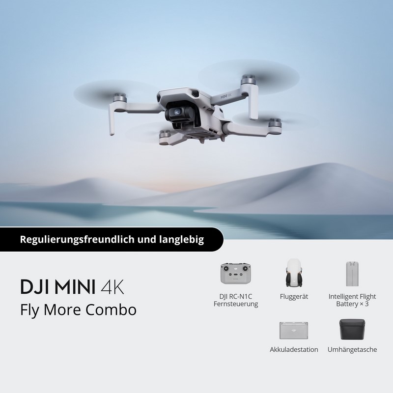DJI Mini 4K Fly More Combo (DJI RC-N1C)
