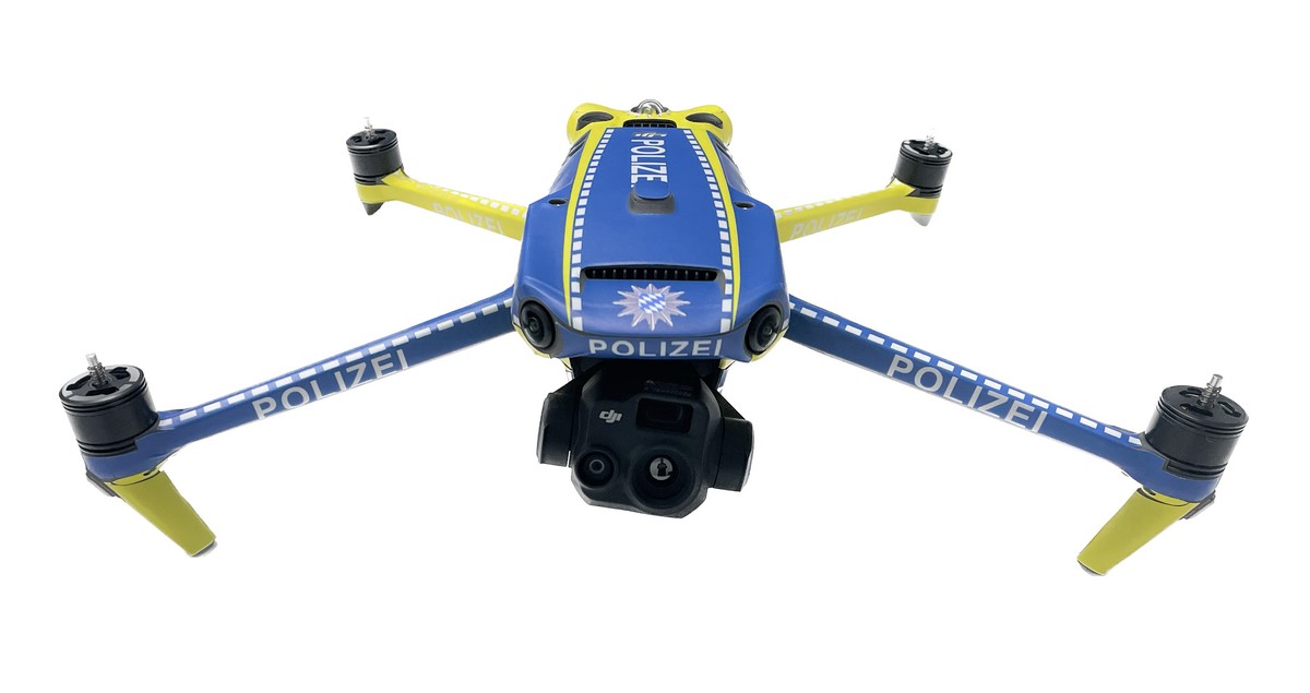 DJI Mavic 3 Enterprise | Drohnen-Folien-Set Polizei