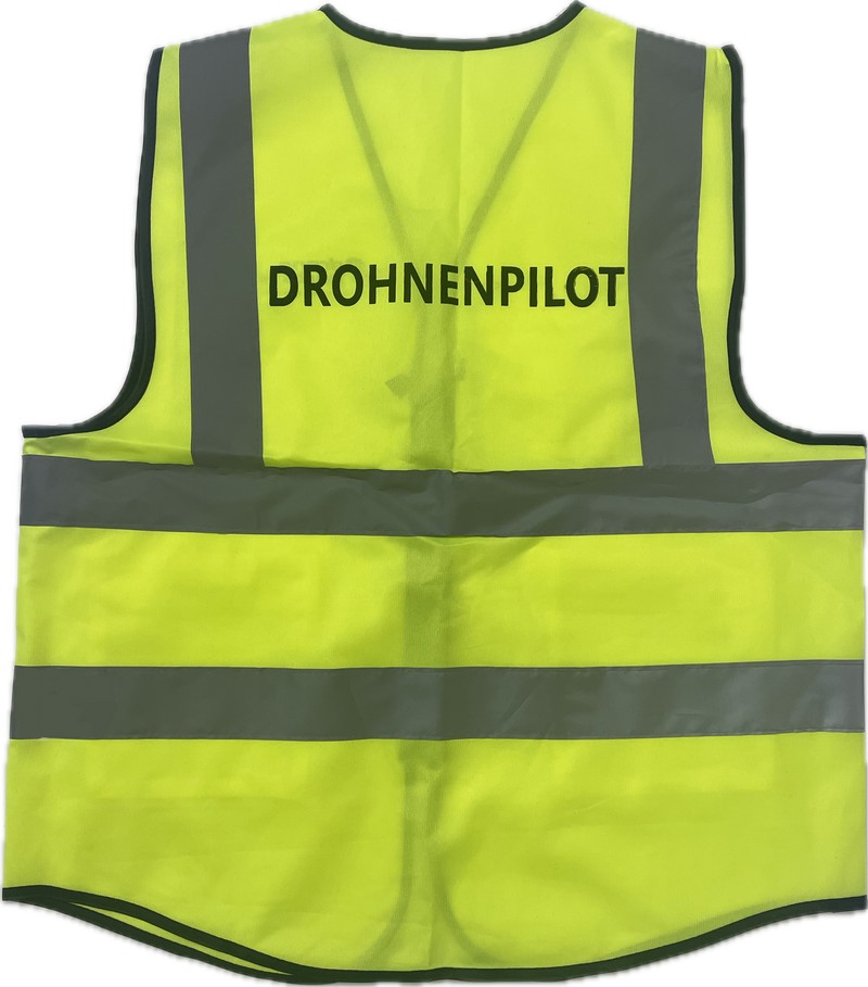 Warnweste Rückseite