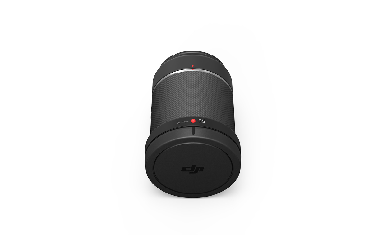 DJI DL 35 mm F2.8 LS ASPH Objektiv Ansicht von Oben 2
