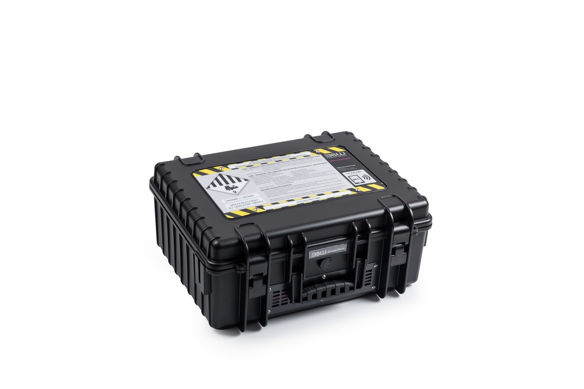 B&W Akkutransportkoffer P908.8 schwarz (zertifiziert nach P903 und P908)
