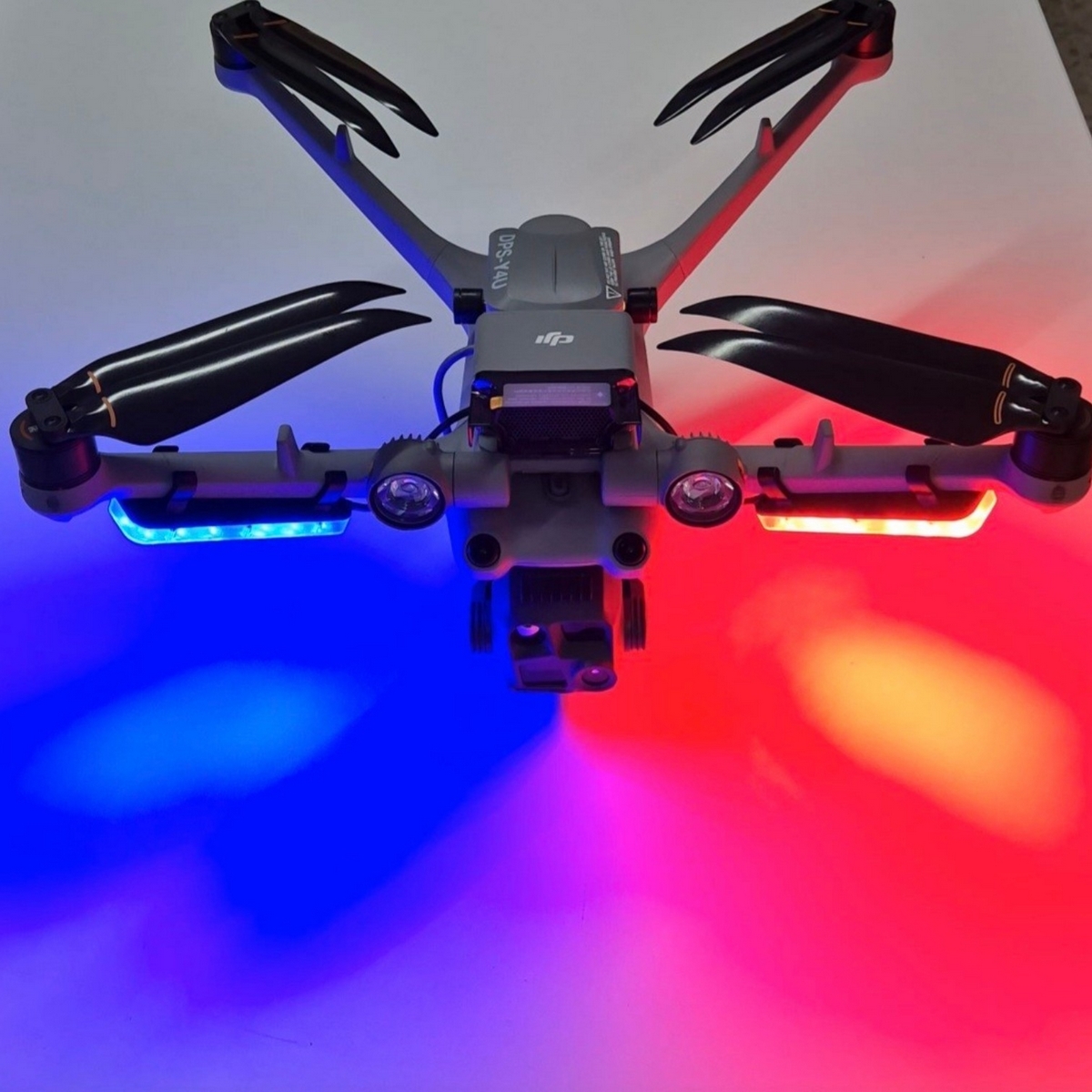 DP | Drohnen-Fallschirmsystem für DJI Matrice 4D / 4TD mit RGB-Warnleuchten