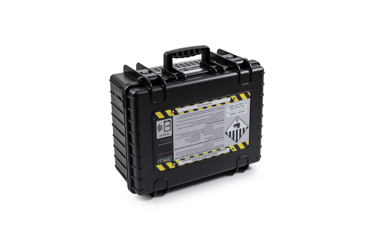B&W Akkutransportkoffer P908.8 schwarz (zertifiziert nach P903 und P908)