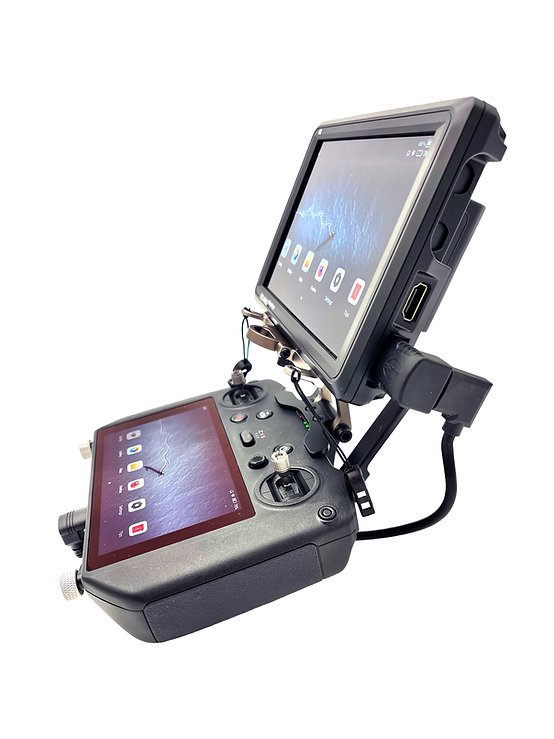 LifThor Monitorhalterung V2 für DJI RC Pro, mit Monitor an Controller