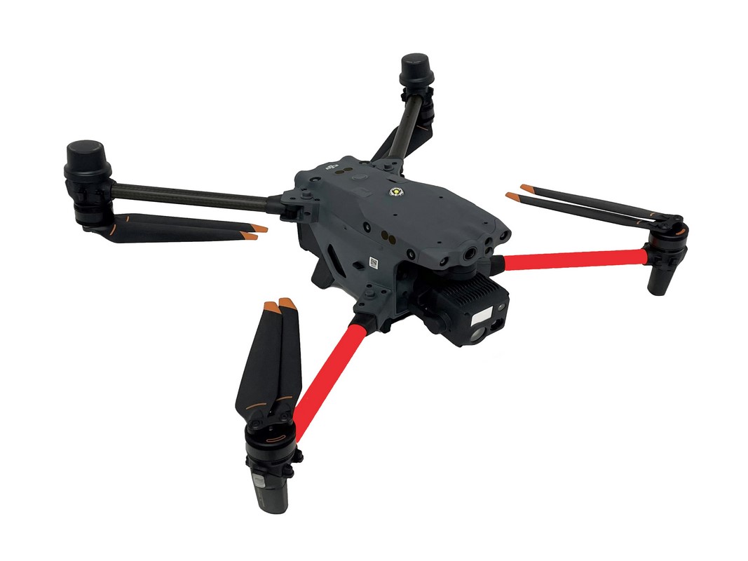 DJI M30 Serie | Folien Set vordere Motorarme - Rot
