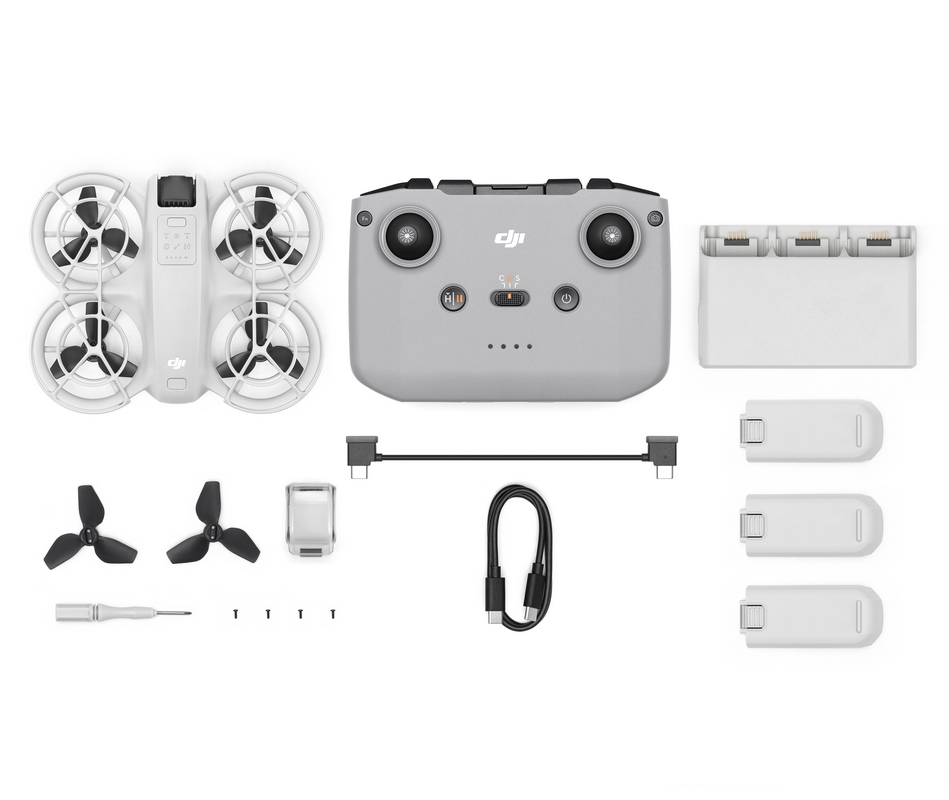 DJI Neo Fly More Combo mit DJI RC-N3, drei Akkus und Ladestation