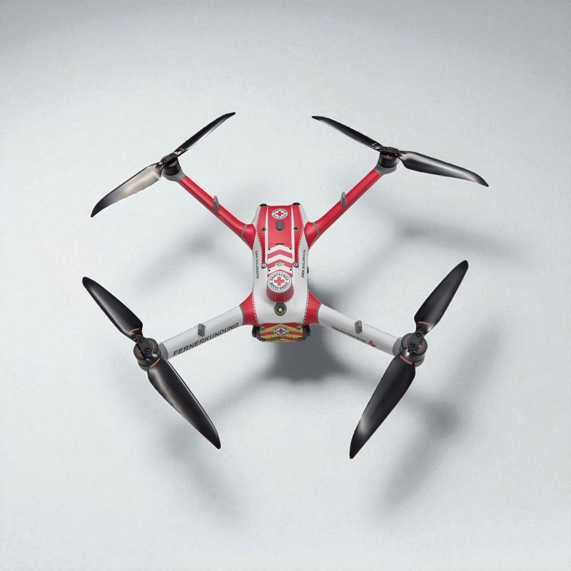 DJI Matrice 4D / TD | Drohnen-Folien-Set "Deutsches Rotes Kreuz"