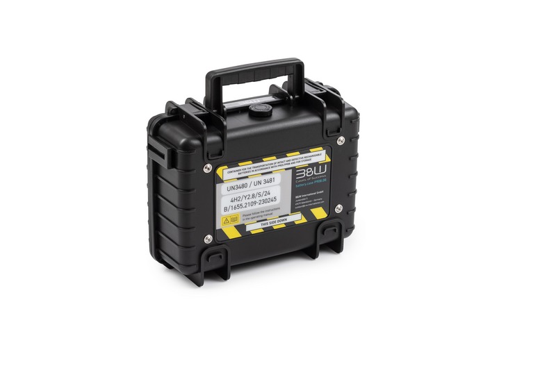 B&W | Akkutransportkoffer P908.08 schwarz (zertifiziert nach P903 und P908)