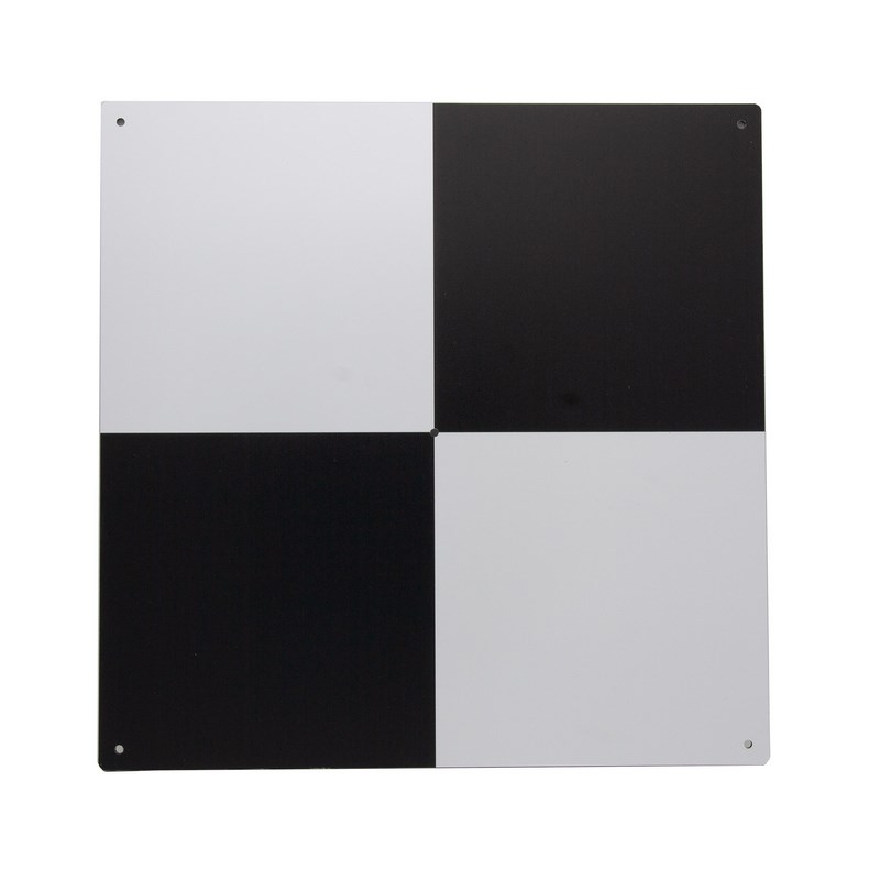 Luftbildplatte schwarz-weiß 500x500x3 mm