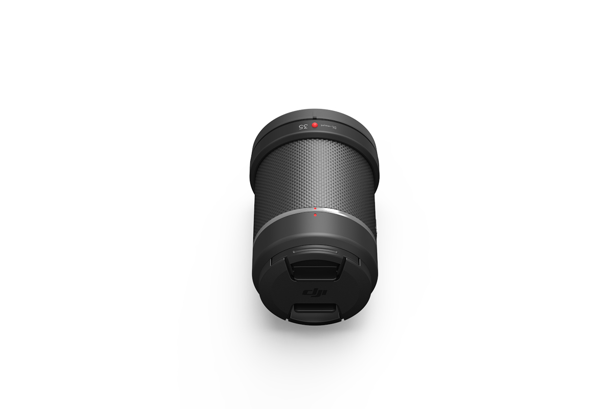 DJI DL 35 mm F2.8 LS ASPH Objektiv- Ansicht von Oben 1
