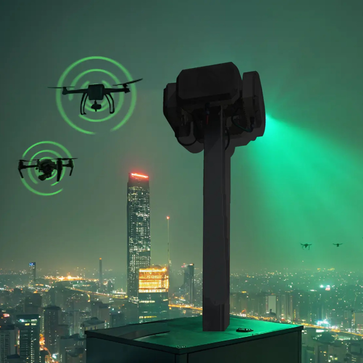 ASDT SENDES DAU-K10 – stationäres Drohnenabwehrsystem (C-UAS)