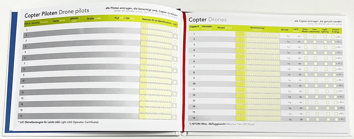 Flugbuch gemäß europäischen Richtlinien und neuer LuftVO - vom BVCP (3. Auflage)