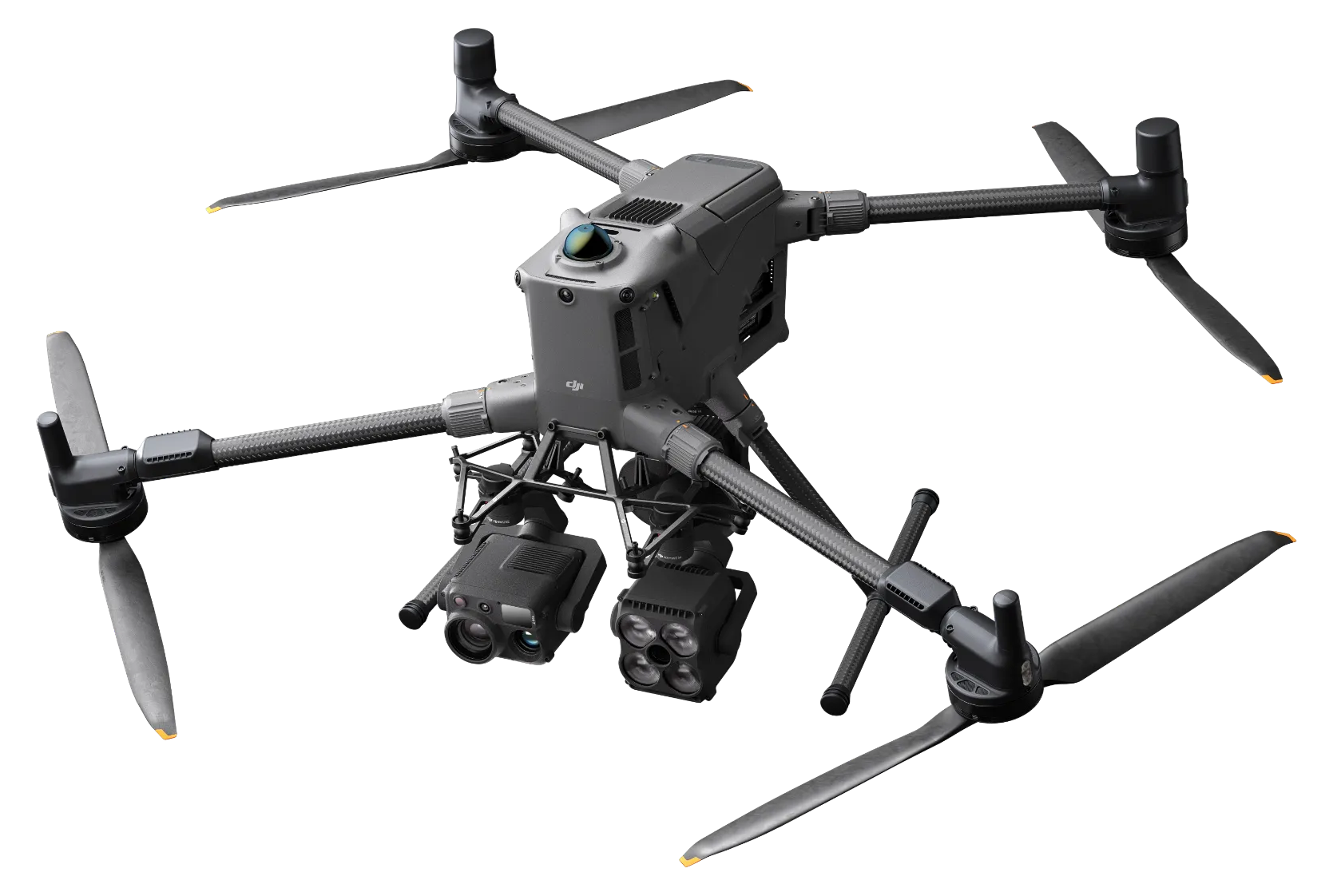 DJI Matrice 400 mit drei professionellen Payloads