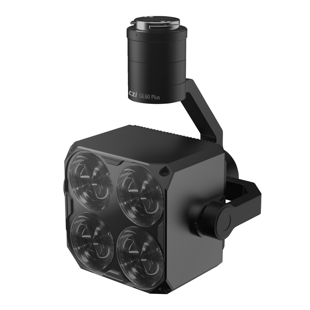 DJI Matrice 300 / 350 / 400 / 200 Serie V2 | P-SDK Skyport Suchscheinwerfer GL60 Plus