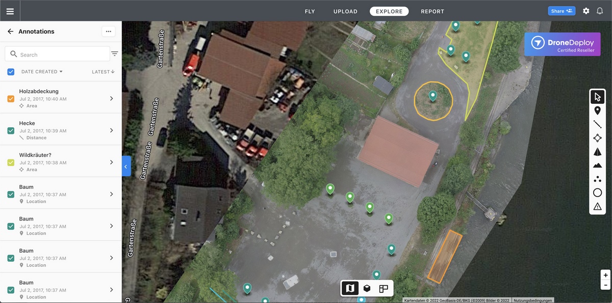 Praxis Workshop Drohnen Vermessung - Aufmaß für Gartenbau, Galabau, Landschaftsarchitekten