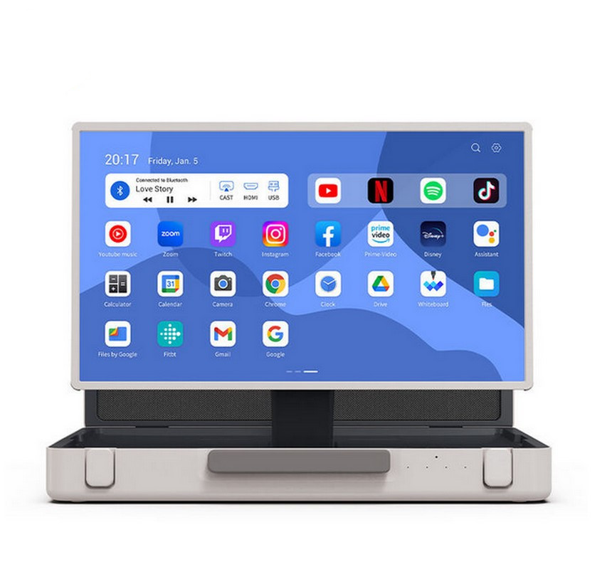 DP | 27" Tragbarer Android Monitorkoffer mit Touchscreen