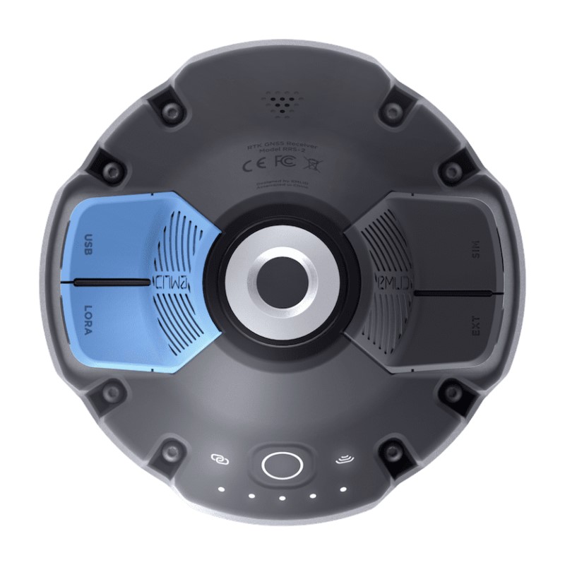 Emlid RS2+ Multi-band RTK GNSS receiver, Unterseite