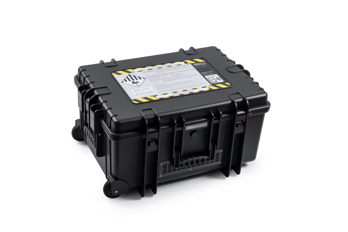 B&W Akkutransportkoffer P908.16 schwarz (zertifiziert nach P903 und P908)