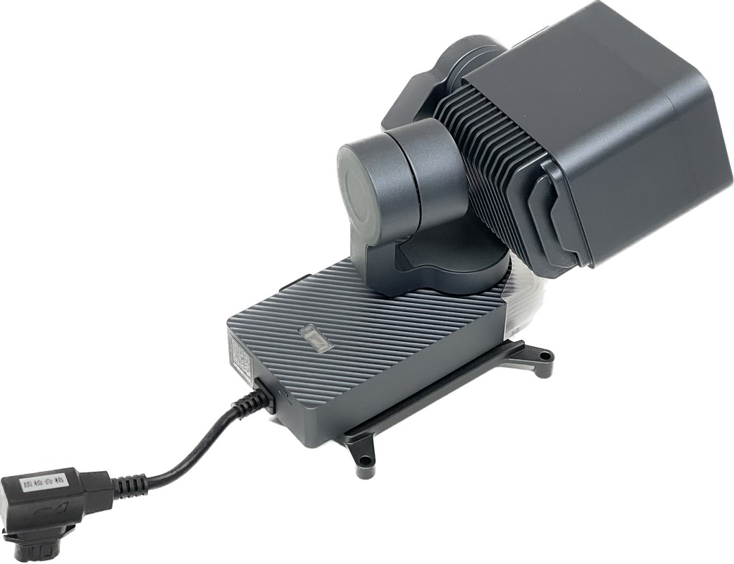 GL60 Mini Suchscheinwerfer für DJI Matrice 30 Serie, Ansicht seitlich