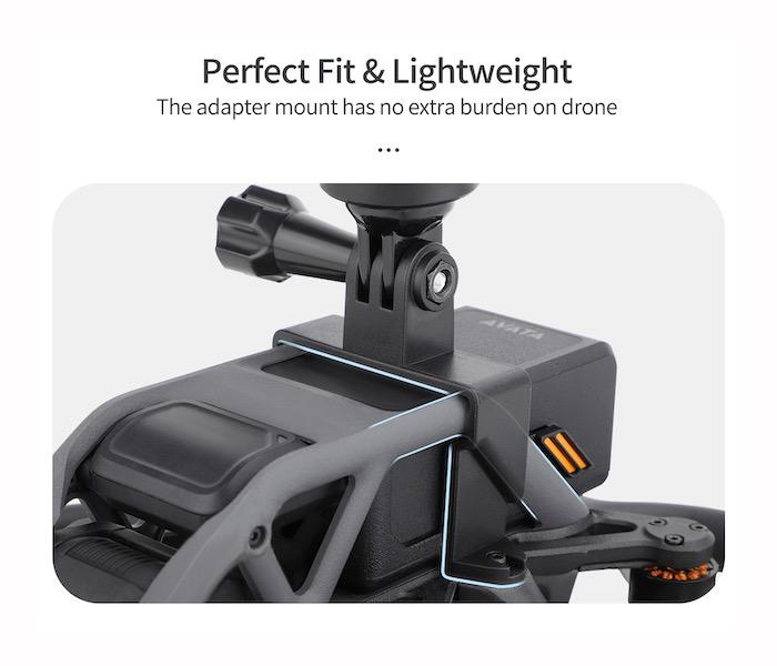 DJI Avata | LED Suchscheinwerfer mit Akku / Kamera-Adapter