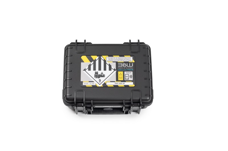 B&W | Akkutransportkoffer P908.08 schwarz (zertifiziert nach P903 und P908)