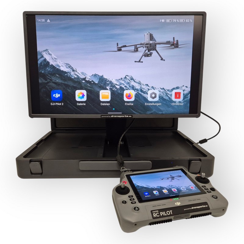 DP | 27" Tragbarer Android Monitorkoffer mit Touchscreen