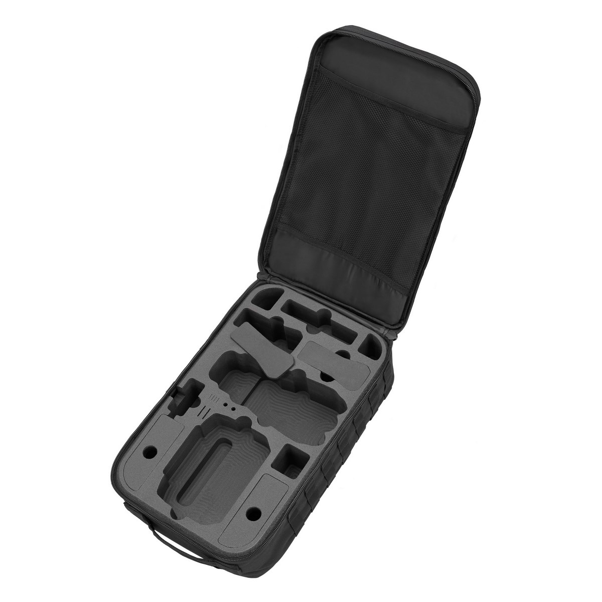 DJI Mavic 3 | kompakter Profi-Rucksack Large mit Molle-System, Ansicht geöffnet