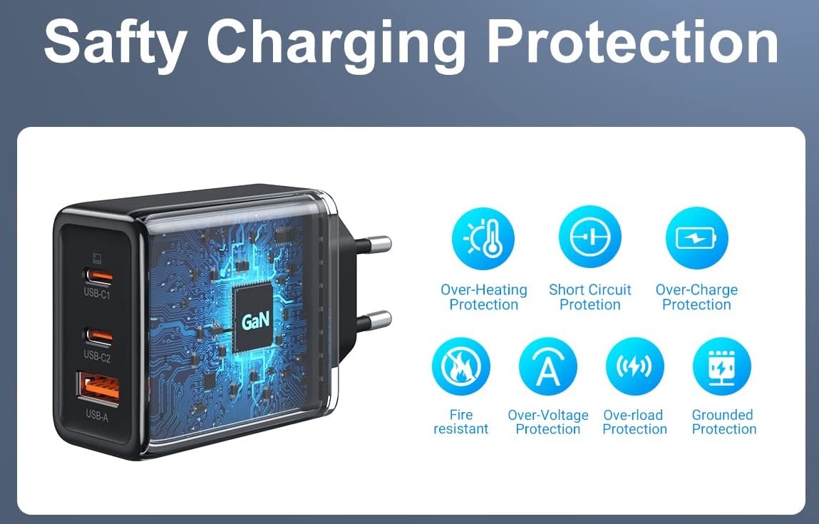 Tragbares Ladegerät 65 W Universal