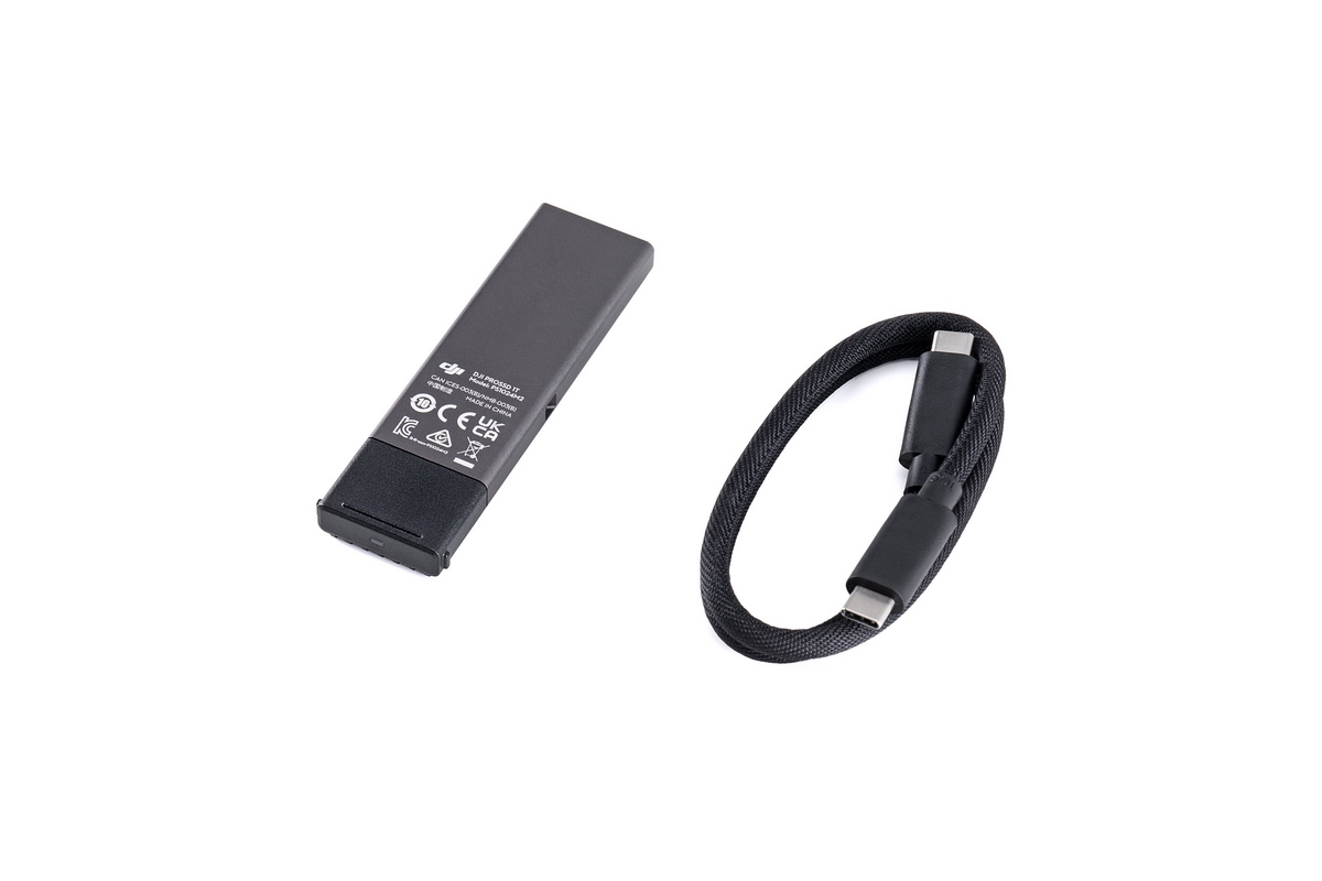 DJI Inspire 3 | DJI PROSSD 1TB-ISO Ansicht