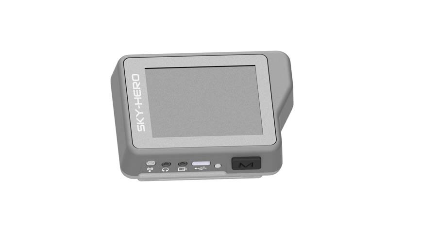 Axon (SkyHero) Handmonitor Starter kit, schräg liegend