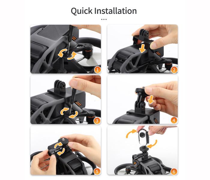 DJI Avata | LED Suchscheinwerfer mit Akku / Kamera-Adapter