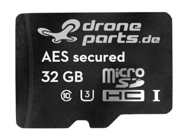 DP-MicroSD-AES-secured Gen. 2 / 32GB / Class10 / U3 / ExFAT / FAT32