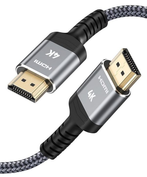 HDMI-A zu HDMI-A Nylon Kabel 4K 60Hz 3D HDR HDCP 2.2 18 Gbps - 2 m - RC Plus, SC V1