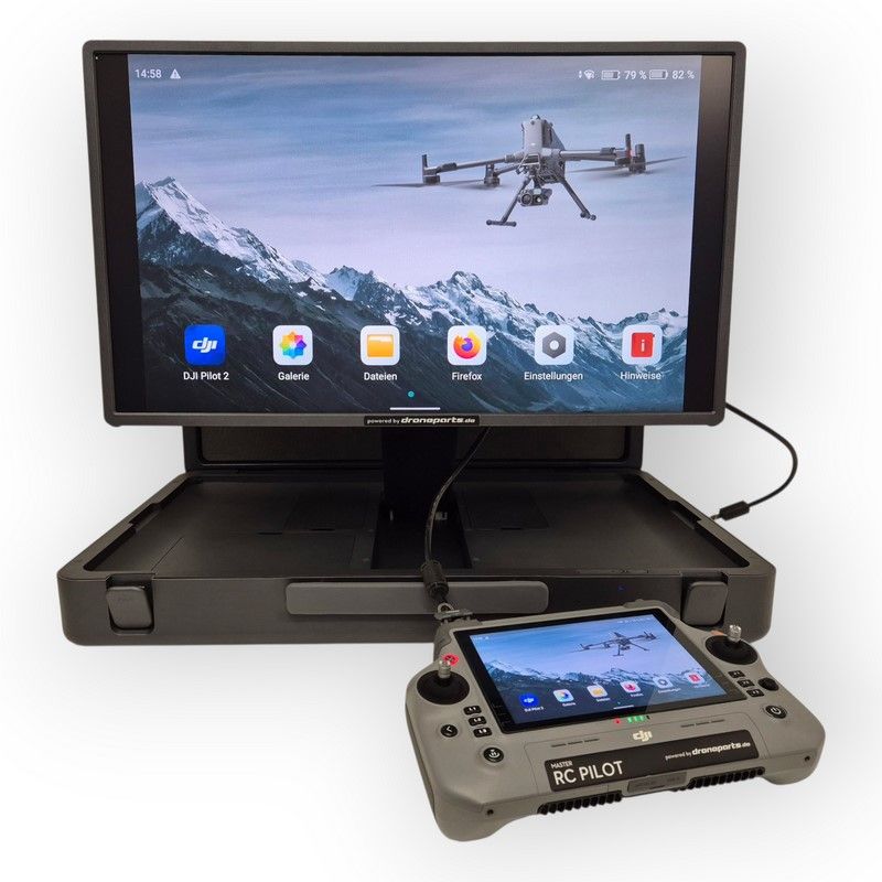 Cytronix 27 Zoll tragbarer Android Monitorkoffer mit Touchscreen